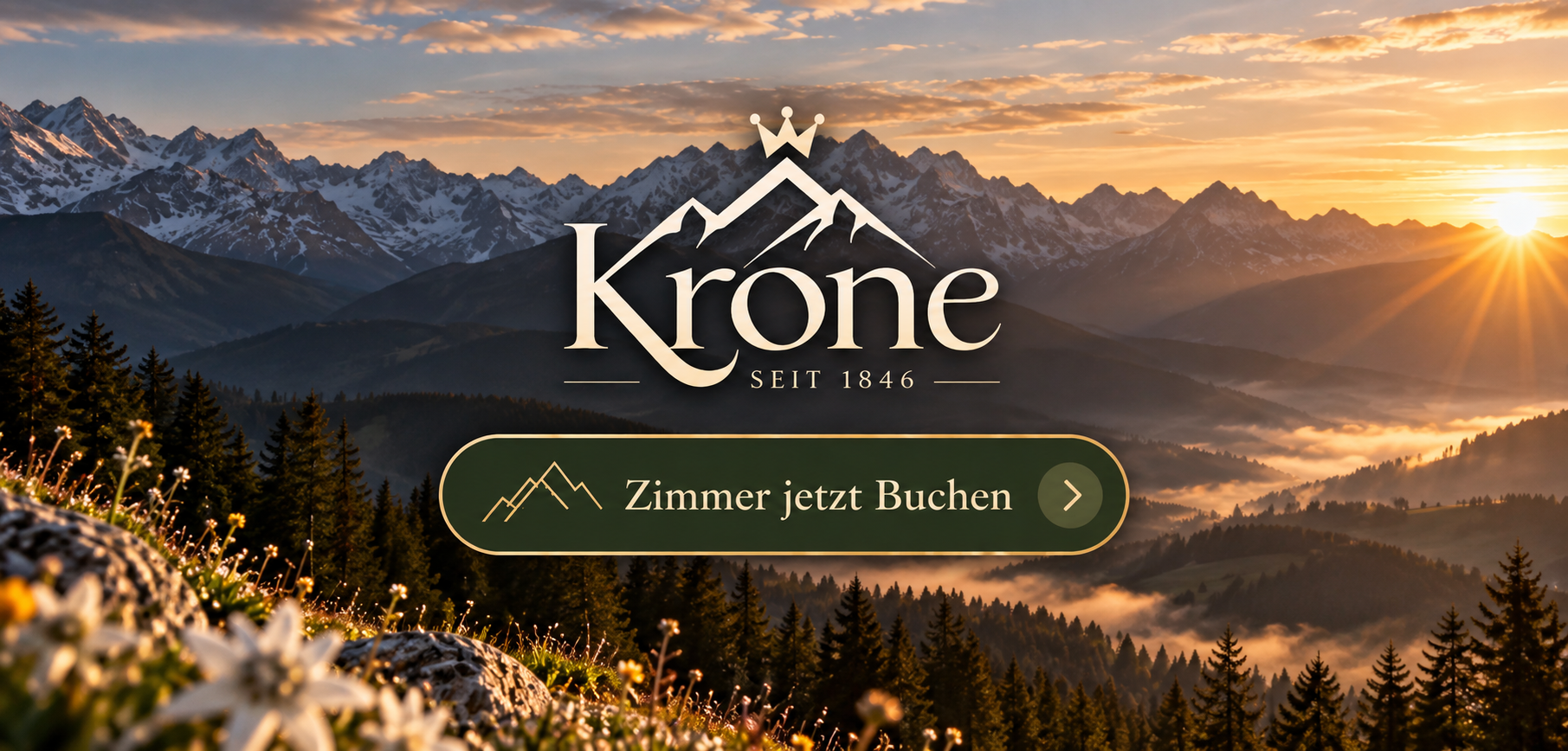 Krone Hotel Bergpanorama – Zimmer jetzt buchen